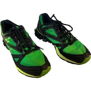 Reebok Zig Tech Women’s 8 Sneakers Hot Neon Green Black Running Athletic Shoes